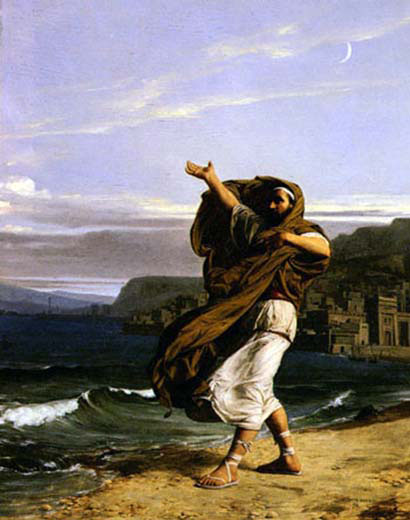 Demosthenes Practicing Oratory